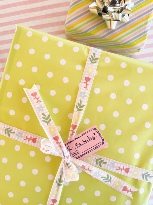 Set cintas de tela Flowers