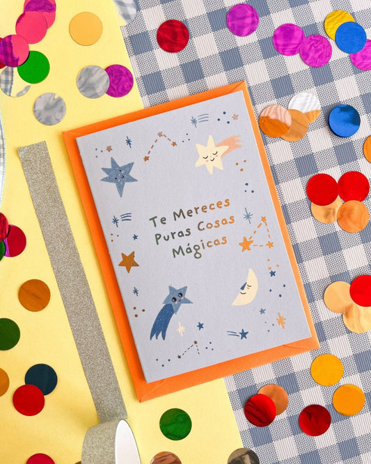 Tarjeta de saludo MAGIA