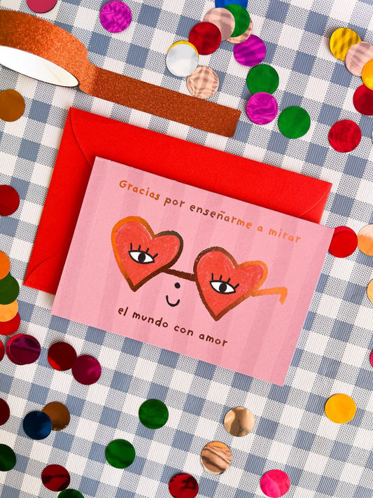 Tarjeta de saludo AMOR